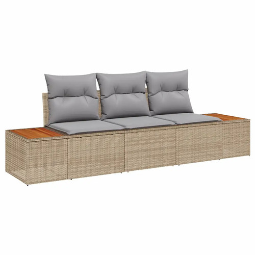 Poly rattan garten sofa set - rattan,