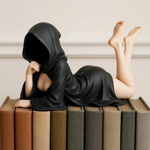 Gothic damen skulptur figur - gothic,