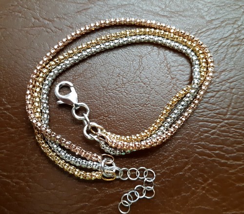 925 echt silber tricolor - 925, silber,