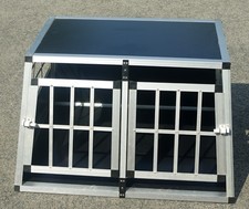 Alu Hundebox für kleine und mittelgroße Hunde
