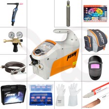 REHM WIG Schweißgerät TIGER 230 DC ULTRA digital im SET 3 Schweißinverter TIG HF