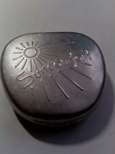 Suncomfort Sonnenbrille Aufsatz in Aludose Aufsteckgläser  alt ca. 1970er Jahre