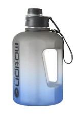 2 LITER WASSERFLASCHE GROSS BPA-frei Kunststoff STROH LANGLEBIG FITNESSSPORT Fitness