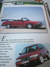 Traumauto Datenblatt Saab 900
