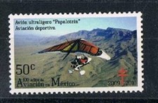 Mexico 2009 - Ultraleichtflugzeug über Bergen - airplane, mountain