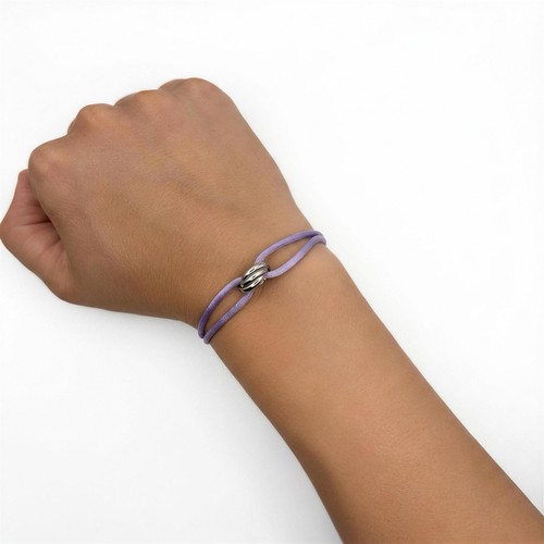Trinity kordelarmband silber - trinity,