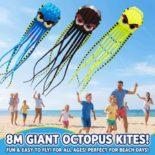 XXL Oktopus Drachen 8M mit