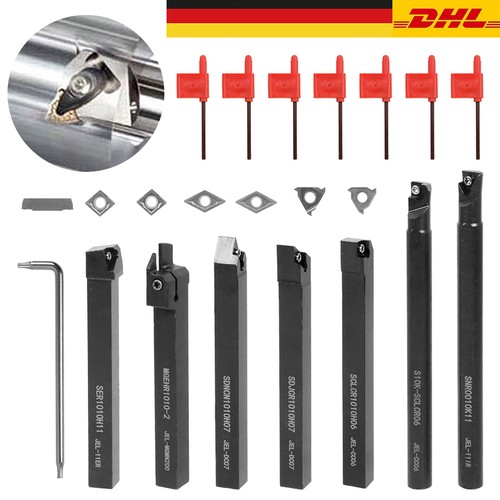 7tlg drehmeißel set 10mm - drehmeißel,