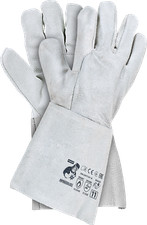 Schweißerhandschuhe WIG MIG  Kombi Arbeitshandschuhe Gr.11 Schweiß Leder REIS