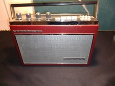 1 Nordmende Globemaster in Rot Transistorradio ungeprüft an Bastler
