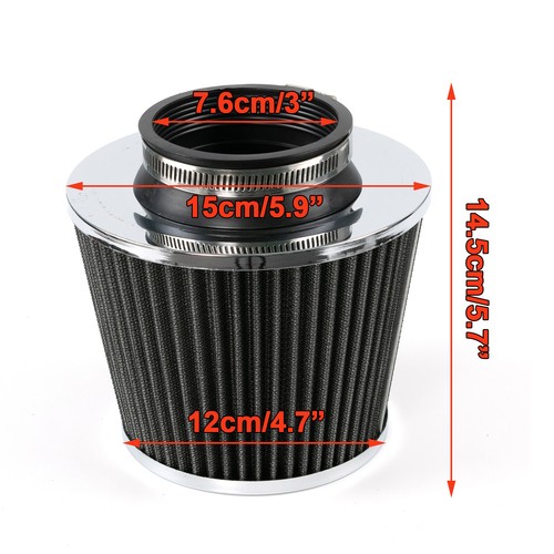 Kfz sportluftfilter 76mm - kfz,