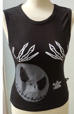 Nightmare before Christmas Shirt Top M Skeletthände Jack Gothic Halloween