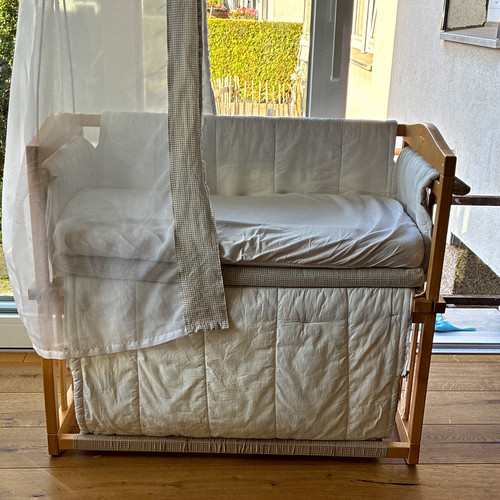 Baby beistellbett aus holz - aus, mit