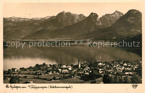 Gilgen wolfgangsee panorama - wolfgangsee,