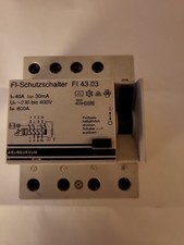 Fi Schutzschalter  FI 43.03 Schalter ABL  Sursum