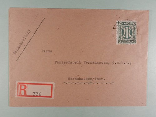 Post einschreiben 31 - ef,