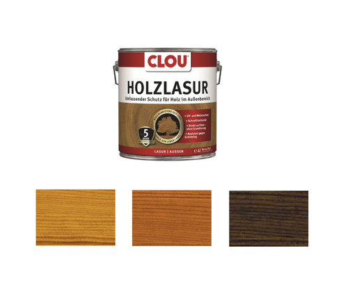 Clou holzlasur 750ml - clou, liter