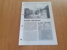 Neben- und Schmalspurbahnen - Thüringen / Arnstadt - Ichtershausen  auf 8 Seiten