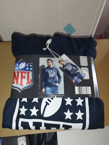 Nfl hoodie blau - nfl, gr.s/l