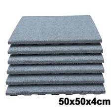 6x GS40 Grau Fallschutzmatten