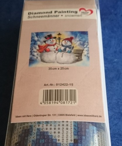 Schneemann diamond painting - schneemann,
