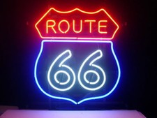 Route 66 Neon Sign Heim Zimmer
