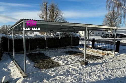 Carport 6x5x2 verzinkte - 6x5x2,5m,