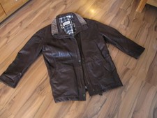 dicke robuste Echtleder Herrenjacke braun Peek&Cloppenburg Gr.44/46