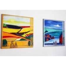 2er Set Bilder Modern Acryl/