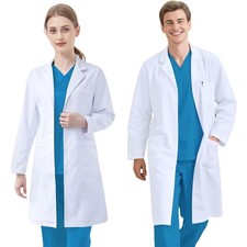 Laborkittel Baumwolle Langarm