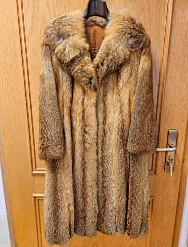 Damen pelzmantel rot - damen, fuchs