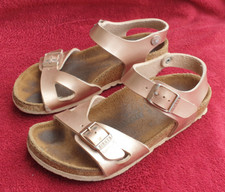 Birkenstock - Sandalen - Rio Kids - silber - Gr.33 - gebraucht
