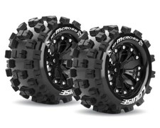 LOUISE MT-MCROSS Reifen auf Felge Monster Truck 2.8 1/2 Offset LOUT3274SBH ...