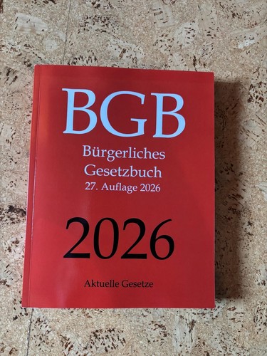Bgb bürgerliches gesetzbuch - bürgerliches,