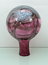 Rosenkugel aus Glas - rosa mit