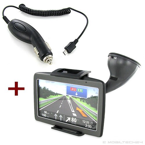 Kfz navi halterung - navi, ladekabel