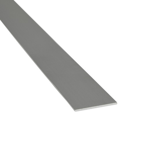 Alu flachstange silber - alu,