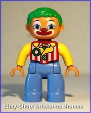 Lego Duplo Clown (47394pb151) - Circus Figure Lego Ville - NEW / NEU