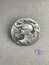 Jugendstil Brosche Silber 800