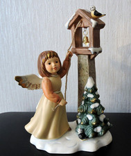 Goebel Figur Engel am Glockenturm - champagner - 19 cm - I. Wahl - Nr. 44 073