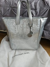 Calvin Klein,  Damen Handtasche , Silber