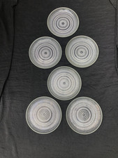 6 Glasteller_Ø 25cm_nuutajärvi_arabia_Oiva Toikka_iittala_kastehelmi_Tauperle