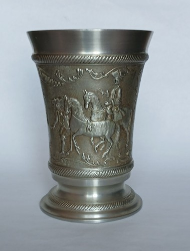 Zinnbecher reiter sks - zinnbecher,