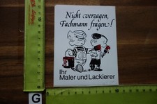 Alter Aufkleber Maler