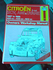Haynes Citroen 2cv Ami Dyane