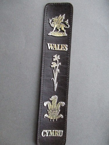 Leder lesezeichen wales - leder,