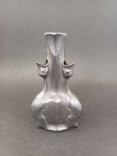 Jugendstil zinn vase - zinn,