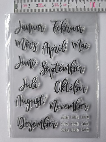 Silikonstempel scrapbooking - silikonstempel,