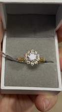 14K Echt Gold Ring Moissanite