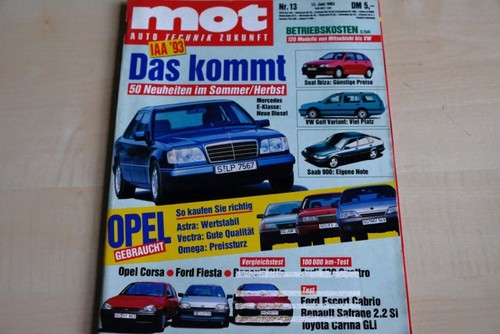 Mot 1993 ford - mot, escort